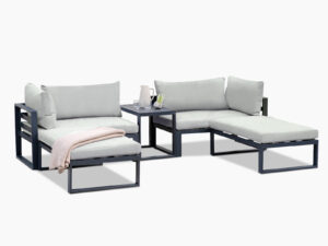 Erith 5PC Patio Lounge Set PR12305 Outdoor Furniture NZ DEPOT - NZ DEPOT