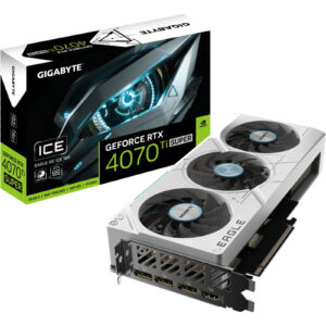 Gigabyte NVIDIA GeForce RTX 4070 Ti SUPER Eagle OC ICE 16GB GDDR6X Graphics Card > PC Parts > Graphics Cards > Nvidia GeForce Desktop Graphics Cards - NZ DEPOT