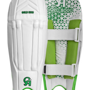 Gold 8000 - Green L.H.S, R.H.S Wicket Keeping Pads,2