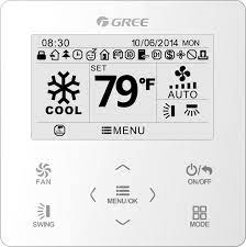 Gree Wired Controller XK76 for Gree Hi Wall Units - Air Conditioning Units