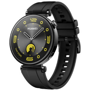 Huawei Watch GT 4 41mm Smart Watch - Black with Stainless Steel Case and Black Fluororubber Strap > Phones & Accessories > Smart Watches & Fitness Watches > Fitness Watches & Activity Trackers - NZ DEPOT