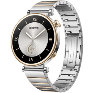 Huawei Watch GT 4 41mm Smart Watch - Silver with Stainless Steel Case and Two-Tone Steel Strap > Phones & Accessories > Smart Watches & Fitness Watches > Fitness Watches & Activity Trackers - NZ DEPOT