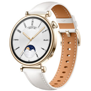 Huawei Watch GT 4 41mm Smart Watch - White with Stainless Steel Case and White Leather Strap > Phones & Accessories > Smart Watches & Fitness Watches > Fitness Watches & Activity Trackers - NZ DEPOT