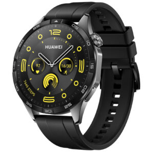 Huawei Watch GT 4 46mm Smart Watch - Black with Stainless Steel Case and Black Fluoroelastomer Strap > Phones & Accessories > Smart Watches & Fitness Watches > Fitness Watches & Activity Trackers - NZ DEPOT