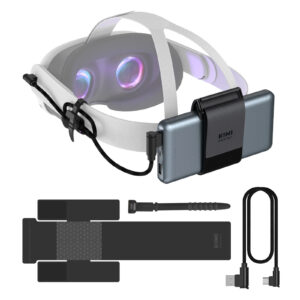 Kiwi Design 3 in 1 Battery Strap Quest / Quest 2 / Quest 3 / HTC Vive Deluxe Audio Strap Accessories > Gaming & VR > Virtual Reality > Meta Quest - NZ DEPOT
