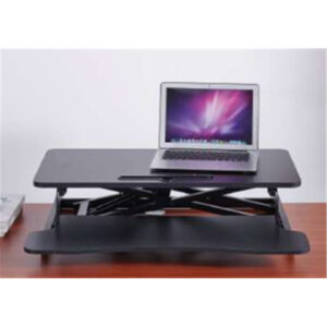 Miro CTHT DD03 Black Adjustable Height Folding Table 800x400mm With Keyboard Tray Lifting Height From 0.39 to 19.69 Laptop StandPrinting Scanning OfficeFurnitureDesks NZDEPOT - NZ DEPOT