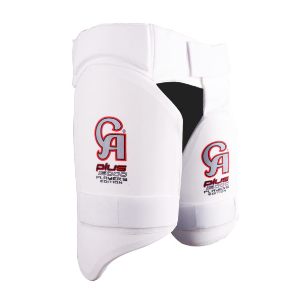 PLUS 15000 PLAYER EDITION THIGH GUARD - White L.H.S, R.H.S Arm & Thigh Guard Senior,1