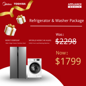 Relaxed Life Refrigerator & Washer Package - MDRS710SBF02AP+MFC80-JS1403B/C14E-AU(45) - MDRS710SBF02AP+MFC80-JS1403B/C14E-AU(45)