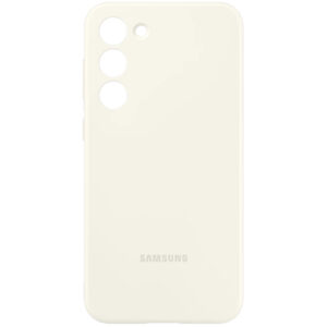Samsung Galaxy S23 5G Silicone Case CreamPhones AccessoriesMobile Phone CasesSamsung Cases NZDEPOT - NZ DEPOT