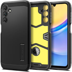 Spigen Galaxy A15 4G/5G (2024) Tough Armor Case - Black > Phones & Accessories > Mobile Phone Cases > Samsung Cases - NZ DEPOT