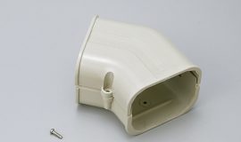 Toyo Ivory Trunking 45 Degree Elbow - 80 mm - Toyo Ducting & Accessories