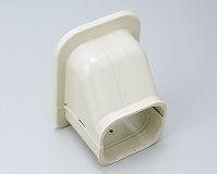Toyo Ivory Trunking Ceiling Cap - 120 mm - Toyo Ducting & Accessories
