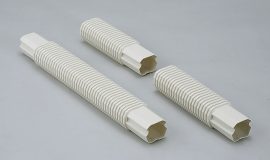 Toyo Ivory Trunking Flexible Joint - 120mm - Toyo Ducting & Accessories