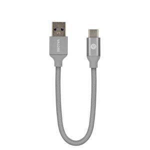 Valore AC98 Armoured 20cm USB-A to USB-C Cable ( Grey ) > PC Peripherals & Accessories > Cables > USB Cables - NZ DEPOT