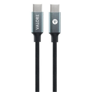 Valore MA61 PD100W USB C to USB C Cable 1mPC Peripherals AccessoriesCablesUSB C Cables NZDEPOT - NZ DEPOT