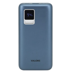 Valore PD19 20W-PD USB-C 10000mAh Power Bank With Digital Status indicator ( Blue ) and Builit in UBS-C and Micro USB Cable > Power & Lighting > Power Banks >  - NZ DEPOT