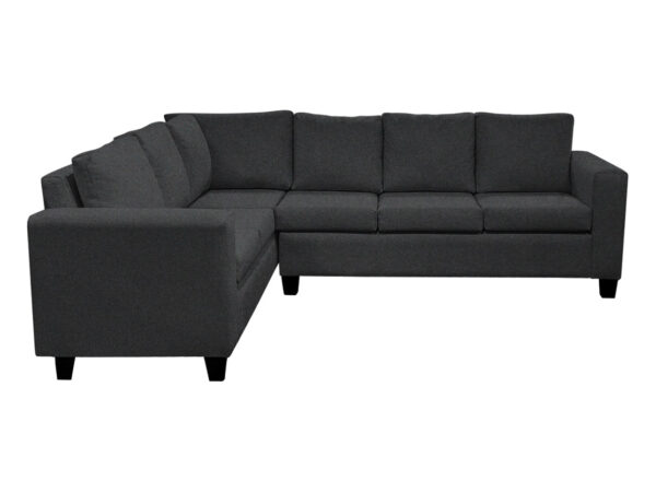 DS NZ made Kareena corner sofa Vish black (Ashlee)