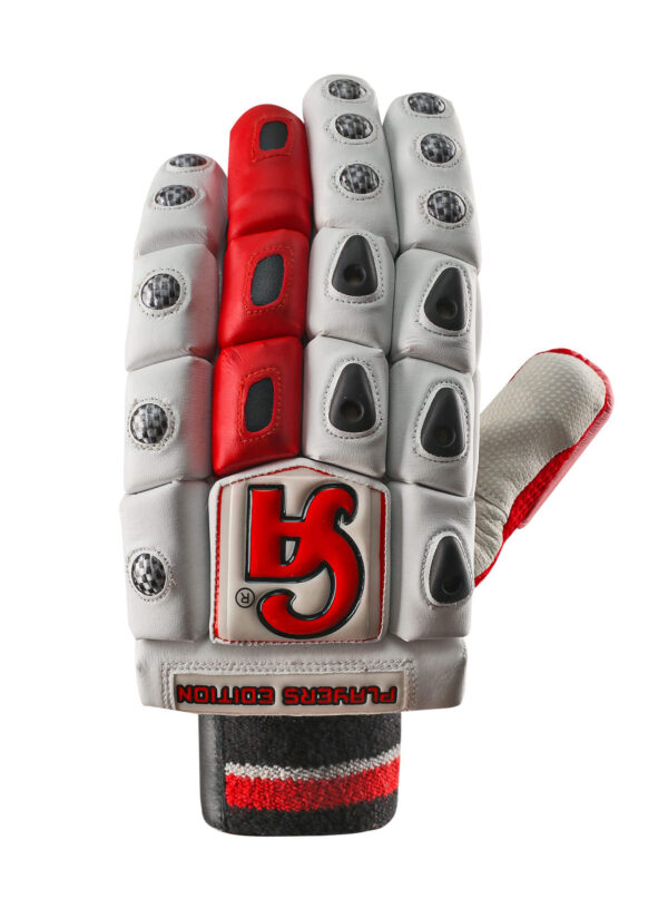 Player Edition - White L.h.s, R.h.s Batting Gloves,1