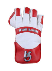 White Gold Red L.h.s R.h.s Wicket Keeping Gloves Nz Depot - Nz Depot