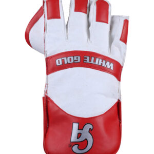 WHITE GOLD - Red L.H.S, R.H.S Wicket Keeping Gloves,1