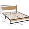 Whistler Queen Bed with L30 Mattress