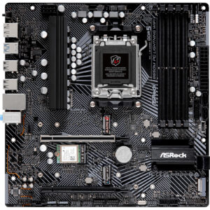 ASRock B650M PG Lightning WIFI mATX Motherboard For AMD Ryzen 7000/8000 Series CPUs Socket AM5 - AMD B650 Chipset - PCIe 5.0 (M.2) 3x M.2 - 2x Internal USB 2.0 Heade