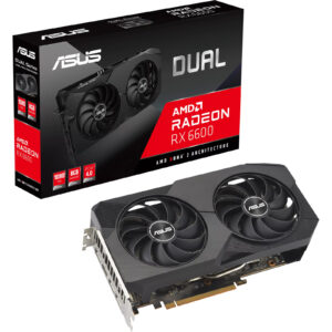 ASUS Dual AMD Radeon RX 6600 8GB GDDR6 Graphics Card > PC Parts > Graphics Cards > AMD Radeon Desktop Graphics Cards - NZ DEPOT