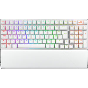 ASUS ROG STRIX SCOPE II 96% Wireless Gaming Keyboard - Moonlight White - > PC Peripherals > Keyboards > Gaming Keyboards - NZ DEPOT