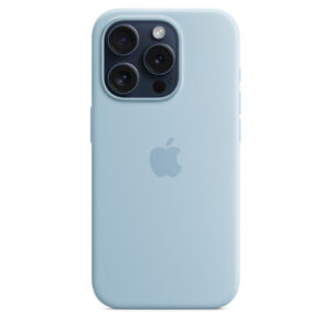 Apple iPhone 15 Pro   Silicone Case with MagSafe - Light Blue > Phones & Accessories > Mobile Phone Cases > Apple Cases - NZ DEPOT