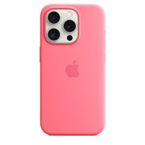Apple iPhone 15 Pro   Silicone Case with MagSafe - Pink > Phones & Accessories > Mobile Phone Cases > Apple Cases - NZ DEPOT