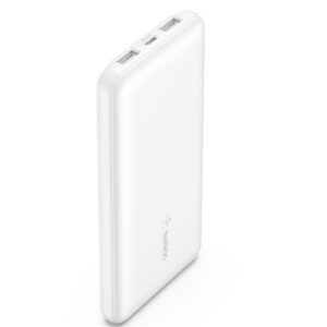 Belkin BoostCharge 10K Power Bank with two 12W USB-A ports and one 15W USB-C port - White > Power & Lighting > Power Banks >  - NZ DEPOT