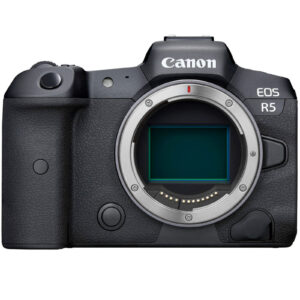 Canon EOS R5 Mirrorless Camera w/24-105 RF f/4-7.1 IS STM Lens 45MP Full-Frame CMOS Sensor - 8K30 Raw & 4K120 10-Bit Internal Video Sensor-Shift - 5-Axis Image Stabi
