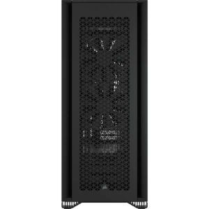Corsair 7000D Black AirFlow ATX Full Tower Gaming Case - Tempered Glass - CPU Cooler Supports Upto 190mm - GPU Supports Up to 450mm - 8 3 (Vertical) PCI - 480mm Radi