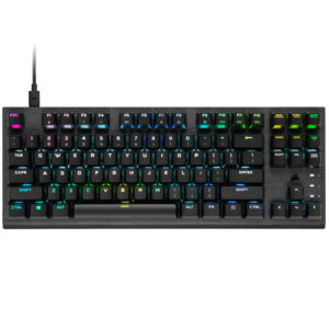 Corsair K60 RGB Pro TKL Optical-Mechanical Gaming Keyboard - Black > PC Peripherals > Keyboards > Gaming Keyboards - NZ DEPOT