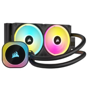 Corsair iCUE Link H100i RGB AIO Water Cooling CPU Cooler 240mm Radiator For Intel Socket LGA 1700 / 1200 / 115X / 2011 / 2066 AMD AM5 / AM4 > PC Parts > Coolin