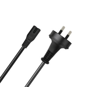 Cruxtec 2M 2Pin Male to IEC-C7 Female Power Cable - SAA Approved  AU/NZ > PC Peripherals > Cables > Power Cables - External - NZ DEPOT