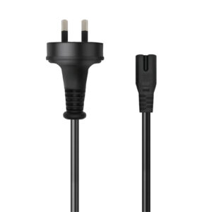 Cruxtec 2M 2Pin Male to IEC-C7 Female Power Cable - SAA Approved  AU/NZ > PC Peripherals > Cables > Power Cables - External - NZ DEPOT