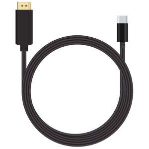 Dynamix C-USBCDP12-1M 1m USB-C to DisplayPort1.2 Cable. Supports 4K 60Hz UHD(3840x2160).BidirectionalSupportsHDRHDCP2.2 Supports 7.1 Surround Sound Plug & Play Black