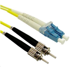 Dynamix FSM-LCST-3 3M 9u LC/ST Duplex Single Mode G657A1 Bend Insensitive Fibre Lead. Yellow LSZH Jacket > PC Peripherals > Cables > Fibre Optic Cables - NZ