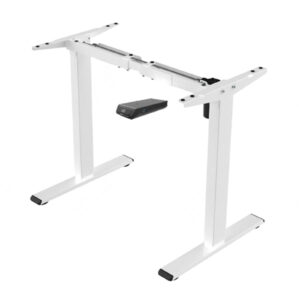 FlexiSpot E2 White Electric Standing Desk Frame - Single Motor - Max Load 70kg - White - Speed 25mm/s - Height Range 710-1210mm > Printing Scanning & Office >