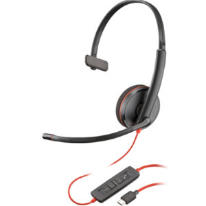 HP Poly Blackwire 3210 USB-C/A Wired On-Ear Headset Mono - UC Certified > PC Peripherals > Headsets > Business Headsets - NZ DEPOT