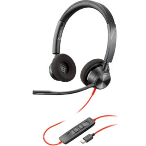 HP Poly Blackwire 3320 USB-C/A Wired On-Ear Headset - UC Certified > PC Peripherals > Headsets > Business Headsets - NZ DEPOT