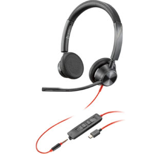 HP Poly Blackwire 3325 USB-C/A/3.5mm Wired On-Ear Headset - UC Certified > PC Peripherals > Headsets > Business Headsets - NZ DEPOT