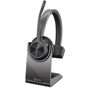 HP Poly Voyager 4310 Bluetooth On-Ear Headset with Stand Mono - Teams Certified > PC Peripherals > Headsets > Business Headsets - NZ DEPOT
