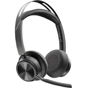 HP Poly Voyager Focus 2 Bluetooth On-Ear Active Noise Cancelling Headset with Stand - Teams Certified > PC Peripherals > Headsets > Business Headsets - NZ D