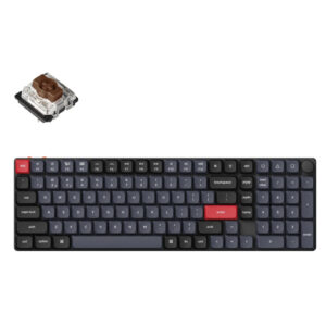Keychron  K17 Pro 96% Low Profile Wireless Mechanical Keyboard - RGB Backlight > PC Peripherals > Keyboards > Ergonomic Keyboards - NZ DEPOT