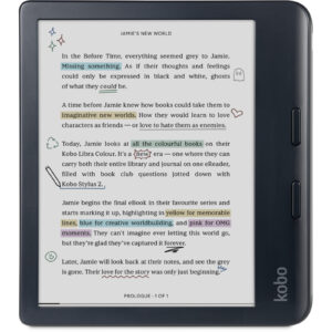 Kobo Libra Color e-Reader 7" E Ink Colour Display   - Black > Computers & Tablets > eReaders > E-Reader Devices - NZ DEPOT