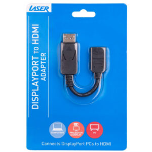 Laser CB-DAHDMI Display to HDMI Adapter > PC Peripherals > Cables > DisplayPort Cables - NZ DEPOT