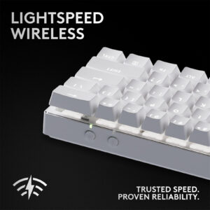 Logitech G Pro X 60 LIGHTSPEED Gaming Keyboard - White > PC Peripherals > Keyboards > Gaming Keyboards - NZ DEPOT