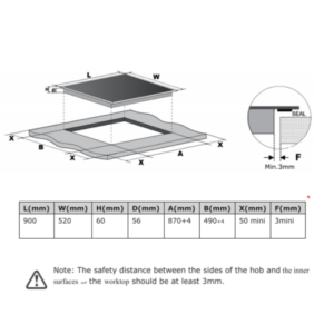 Midea 90cm 5-Zone Induction Cooktop MC-IV10241B2CC-A - Hobs - MC-IV10241B2CC-A-2 - NZ DEPOT